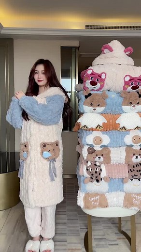 Cozy Fleece Home Wear and Dressing Gowns Collection