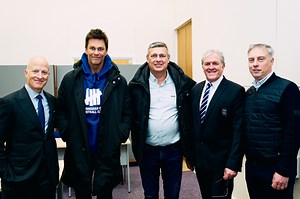 7.2K views · 461 reactions | Chairman of the Board, Tom Wagner, Chief Executive Officer, Garry Cook, and Chairman of the Advisory Board, Tom Brady, geared up for today’s Birmingham City F.C. Foundation launch by visiting children close to St. Andrew’s over the weekend.  | Birmingham City FC | Facebook