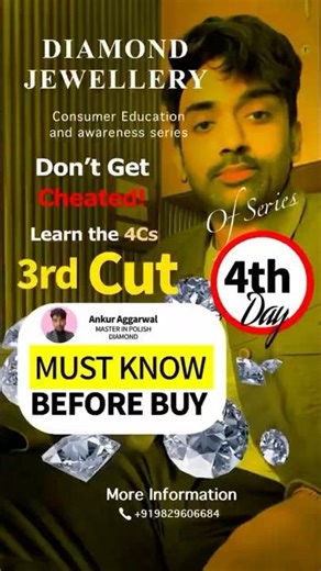 🔥DAY 4 | Diamond CUT Explained | DiamondXray Consumer Awareness 💎✨ #diamond #diamond-knowledge