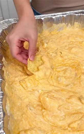 Buffalo chicken dip that disappears on game day