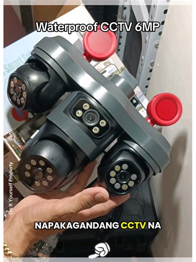 Waterproof CCTV 6MP with Three Lenses