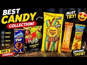 I Tried 5 Popular Candies… Here's the Winner! 🍭🏆Which Candy Tastes the Best? 🍬 Honest Taste Test!
