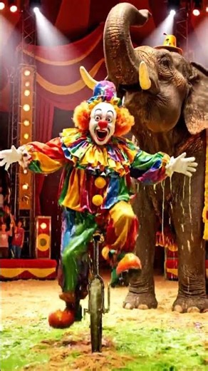 Elephant vs Clown – Circus Vomit Show 🎪🤡