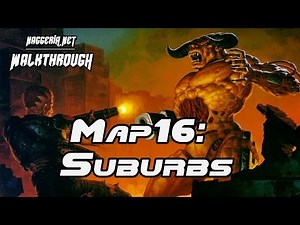 DOOM 2 Map16: "Suburbs" Walkthrough (Ultra-Violence / German / Playstation 3)