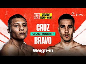 ISAAC CRUZ VS. NESTOR BRAVO WEIGH IN LIVESTREAM