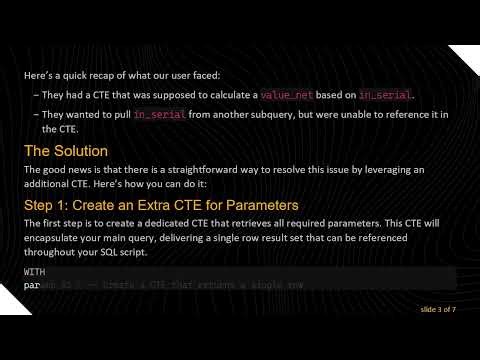 How to Use a Subquery Value in Another Subquery in Oracle SQL