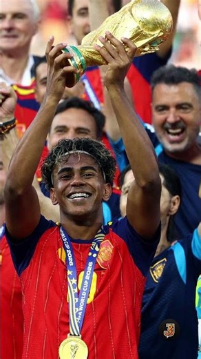19 Years Old. One Cross. World Champion. 🏆 #shorts #lamineyamal #spain #worldcup2026