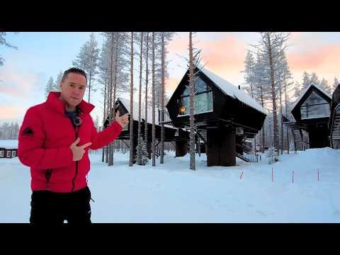 I Stayed in a Treehouse Near the Arctic Circle!