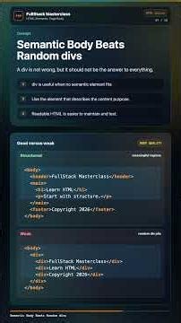 HTML Elements: Page Body - The Visible Page Body #Shorts