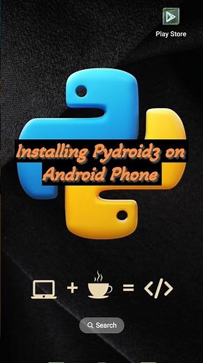 Install Pydroid 3 on Android | Run Python on Your Phone 📱🐍 #Shorts #python #android #tech #linux