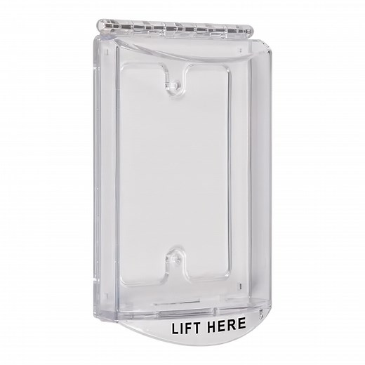 Safety Technology International Clear Indoor Single-Gang Protective Cover STI-6519