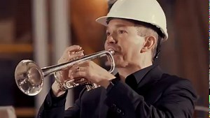 34K views · 1.7K reactions | Standing in front of the stage currently under construction in the new David Geffen Hall, Principal Trumpet Christopher Martin performs the World Premiere of John Williams’s “Fanfare for Solo Trumpet To Celebrate the Reopening of David Geffen Hall." | New York Philharmonic | Facebook