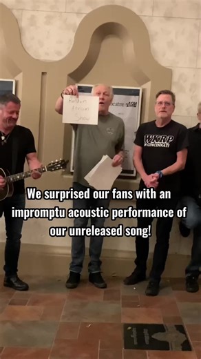 Impromptu performance in the lobby of the venue before our show in Pensacola! Here's a sneak peek of our unreleased song, #WindowToTheWorld! Have you learned it yet?! | Little River Band