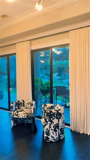 Draya Michele on Instagram: "I have been adulting at the highest level. It took me 3.5 years but I finally got drapes to compliment my new doors. @larisas_drapery came to my home, measured, went over fabric swatches, and discussed different options of drapes. I’m so happy with how they turned out. My home feels cozy and elevated now. I def recommend them if you’re looking to upgrade your curtain situation (Los Angeles area) … and now — on to the next project (the theater room renovation 😝)"