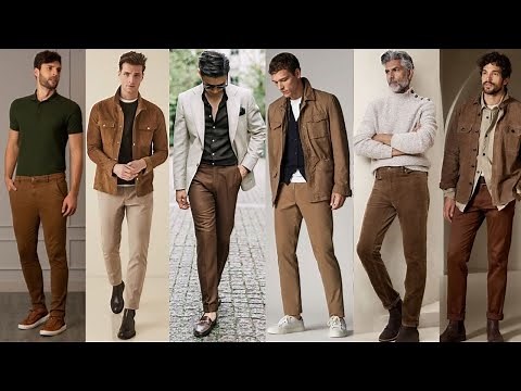 Como Combinar, Pantalón Marrón o Café en tus Outfits Masculinos 👍