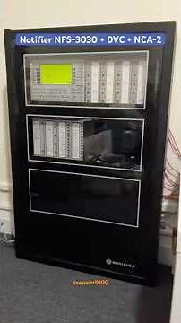 Notifier NFS-3030 with DVC #shorts #firealarm #firealarmpanel