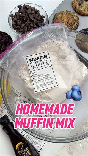 9.1K views · 65 reactions | DIY MUFFIN MIX ✨療 #designeatrepeat #muffinmix #muffinsforbreakfast #homemademuffins #muffinrecipe #makeahead #easybreakfastideas #breakfastrecipes #bakingcommunity #bakingforbeginners #bakinginspiration #bakersoffacebook #bakingrecipes #quickandeasyrecipes #quickandeasyfood | Easy Baking Recipes - Design Eat Repeat | Facebook