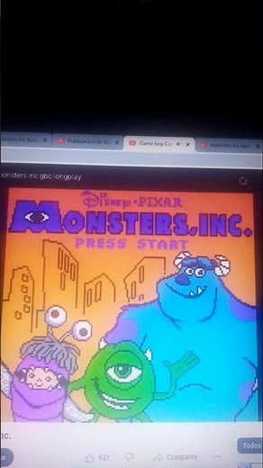 Monsters, Inc. (Toon Style) - The Game Movie [GBC] (Monsters, Inc. 24th Anniversary)