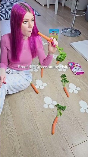 Here's a fun Easter morning surprise to plan for your kids! Proof the Easter bunny visited! #easter