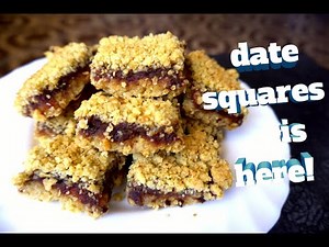 oatmeal date squares recipe!