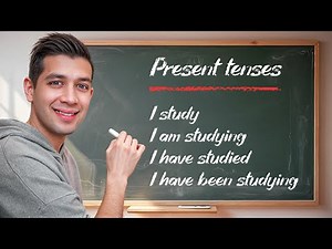 English Grammar: All 4 Present Tenses