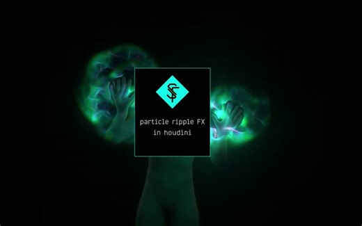 Particle Ripple FX in Houdini Tutorial