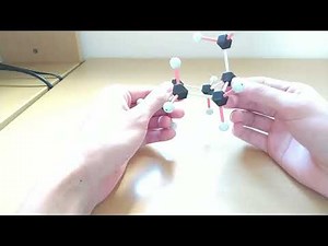 HGS分子模型 シクロヘキサンの立体配座と安定性 環反転 アキシアルとエクアトリアル