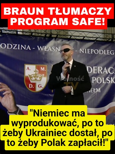 Grzegorz Braun o systemie SAFE i jego skutkach