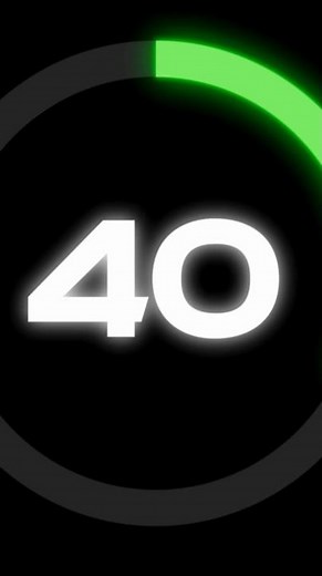 40 second Timer,40 second countdown video,Fourty second Timer ⌛#timervideo #40seconds
