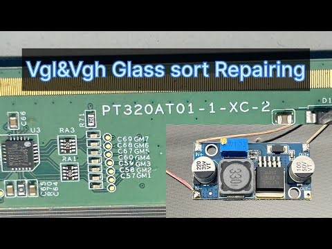 #PT320AT01-1 ￼ no display #VGL VGH glass shooting bypass method solution ￼￼