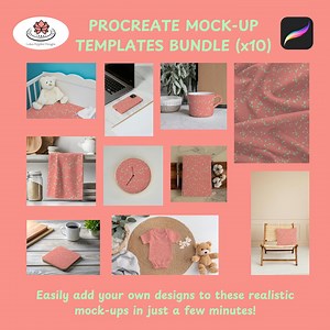 X10 Varied Procreate Mock-up Templates Bundle Seamless Pattern File Design Mockup, Procreate Template for Artwork Mockup Digital Templates - Etsy UK