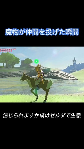 魔物が仲間を投げた瞬間 — ゼルダの伝説 ティアキン 爆笑シーン