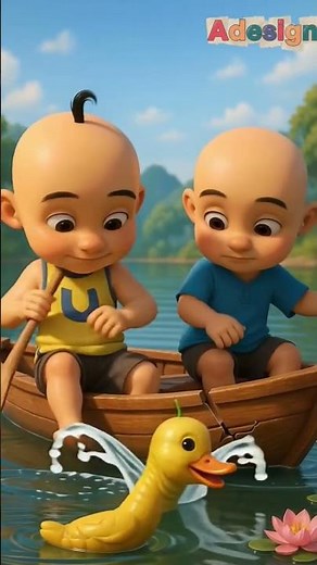 bebek berubah jadi cacing 😱#upinipin #lucu #upinipinselamanya #shortvideo