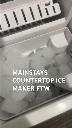 MAINSTAYS COUNTERTOP ICE MAKER WORKS GREAT REVIEW