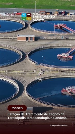 Estação de Tratamento de Esgoto de Teresópolis terá tecnologia holandesa