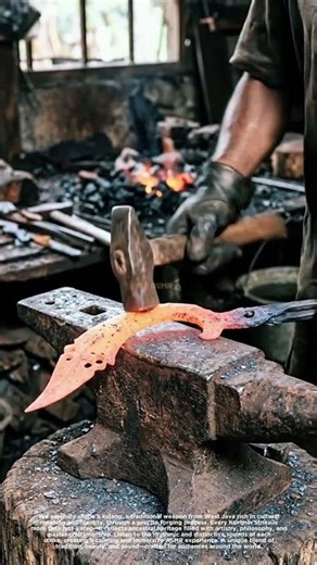 making traditional cleavers #shorts #harborfreight #anvil #asmr
