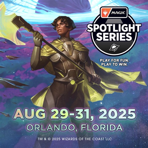 248K views · 51 shares | Play for fun or play to win at Magic Spotlight: Planetary Rotation! Compete to earn promo cards and prizes, including a spot at the next Pro Tour. Join us in Orlando, August 29–31. | Magic: The Gathering | Facebook