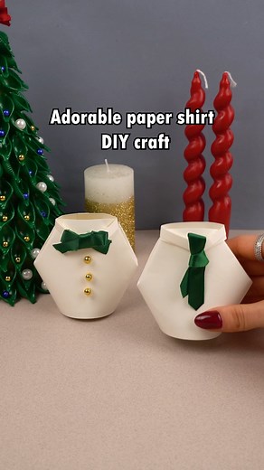 Adorable Paper Shirt DIY Craft 🎬 This video was produced by Network Media and Aoos Media | Simple Stories