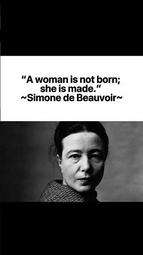 Simone de Beauvoir #feminineenergy #motivation #trending