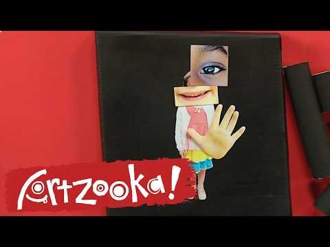 How to Make a Cool Mixed-Up Portrait! FULL EPISODE | Artzooka! | Scholastic STEAM