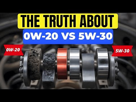 The TRUTH About 0W 20 vs 5W 30 Oil (50 Engines Tested!)