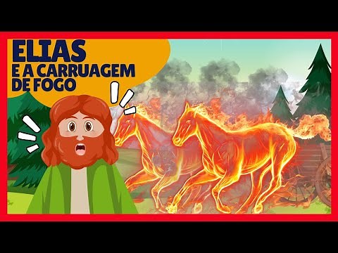 PROFETA ELIAS E A CARRUAGEM DE FOGO - DESENHO BÍBLICO INFANTIL