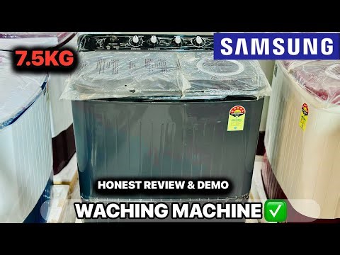 Samsung 7.5kg semi Automatic waching machine Full Review | Samsung waching machine #samsung #machine