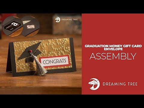 SVG File - Graduation Money Gift Card Envelope - Assembly Tutorial