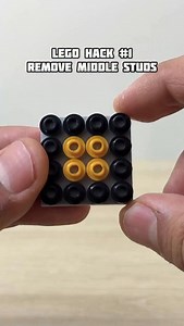 LEGO Hack #1: Remove Middle Studs #lego #legotips #legotricks #legofan | Bricks Master Builders