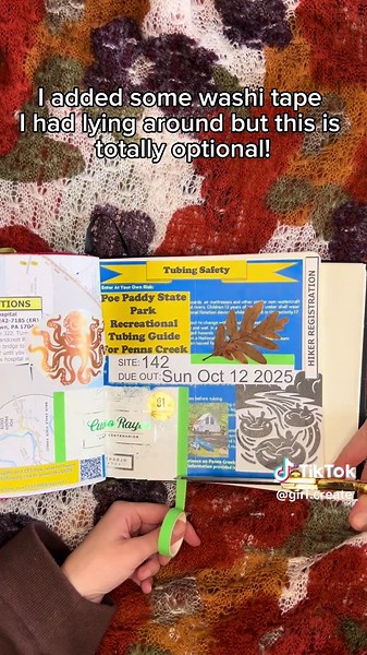 Using found objects in my junk journal is my favorite way to document special moments while also minimizing the cost of materials! I would definitely recommend grabbing brochures, pamphlets, and what ever else you can find for free on your next trip Get thrifty with it! #junkjournal #journaling #scrapbooking #cheap #diy