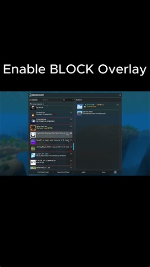 How to Apply Block Overlays in Minecraft!