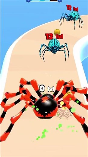 Spider Evolution Runner Funny Gameplay Android #3093 #shorts #games #game
