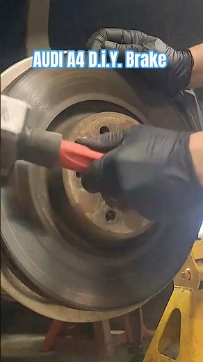 [Easy Peasy] Audi Brake Replace #automobile #diyrepair