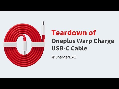 Teardown of Oneplus Warp Charge USB-C Cable